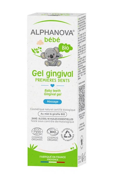 Alphanova Bébé Gel Gingival Premières Dents Bio 20ml